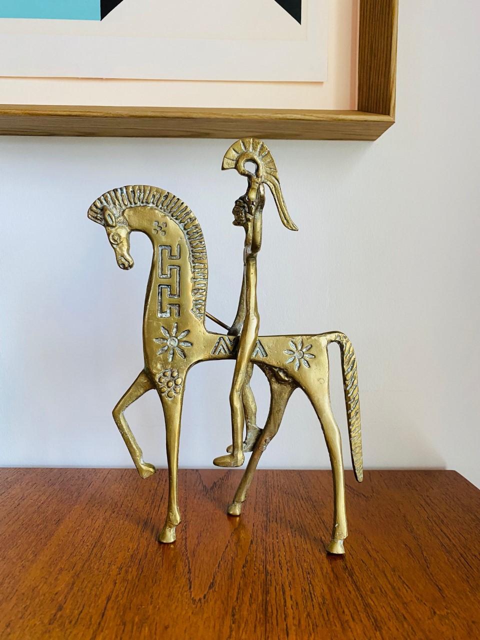 brass horse