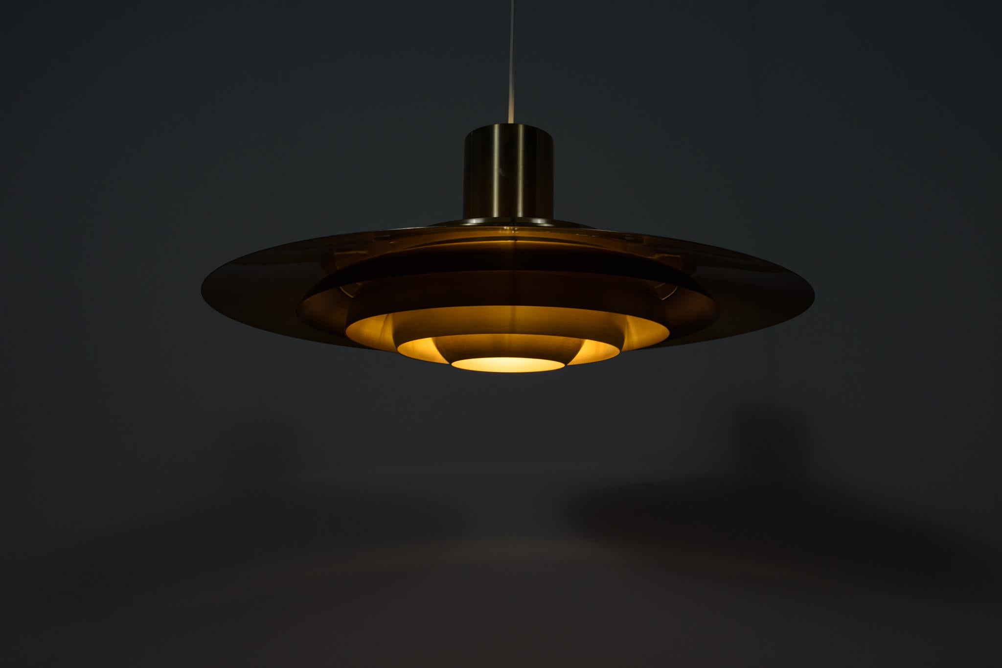 Mid-20th Century Mid-Century  Large Ceiling Lamp Model P700 by Preben Fabricius & Jørgen Kastholm For Sale