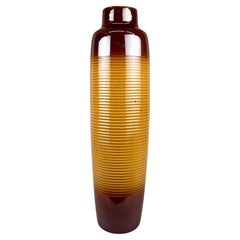 Mid-Century Large Ceramic Floor Vase, Czechoslovakia