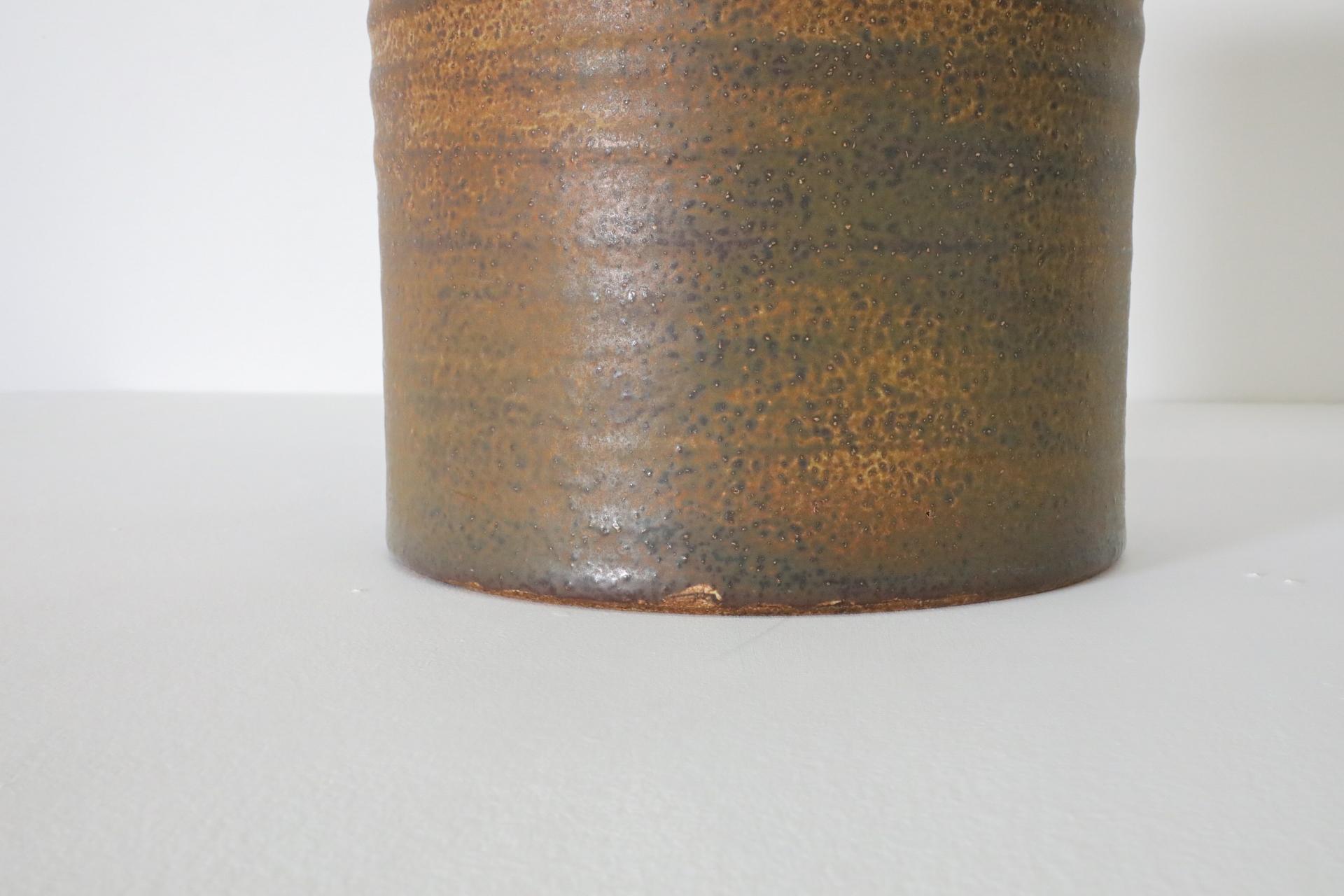 Grande vaso in ceramica di metà secolo attribuito a Piet Knepper per Mobach, anni '70 In condizioni buone in vendita a Los Angeles, CA