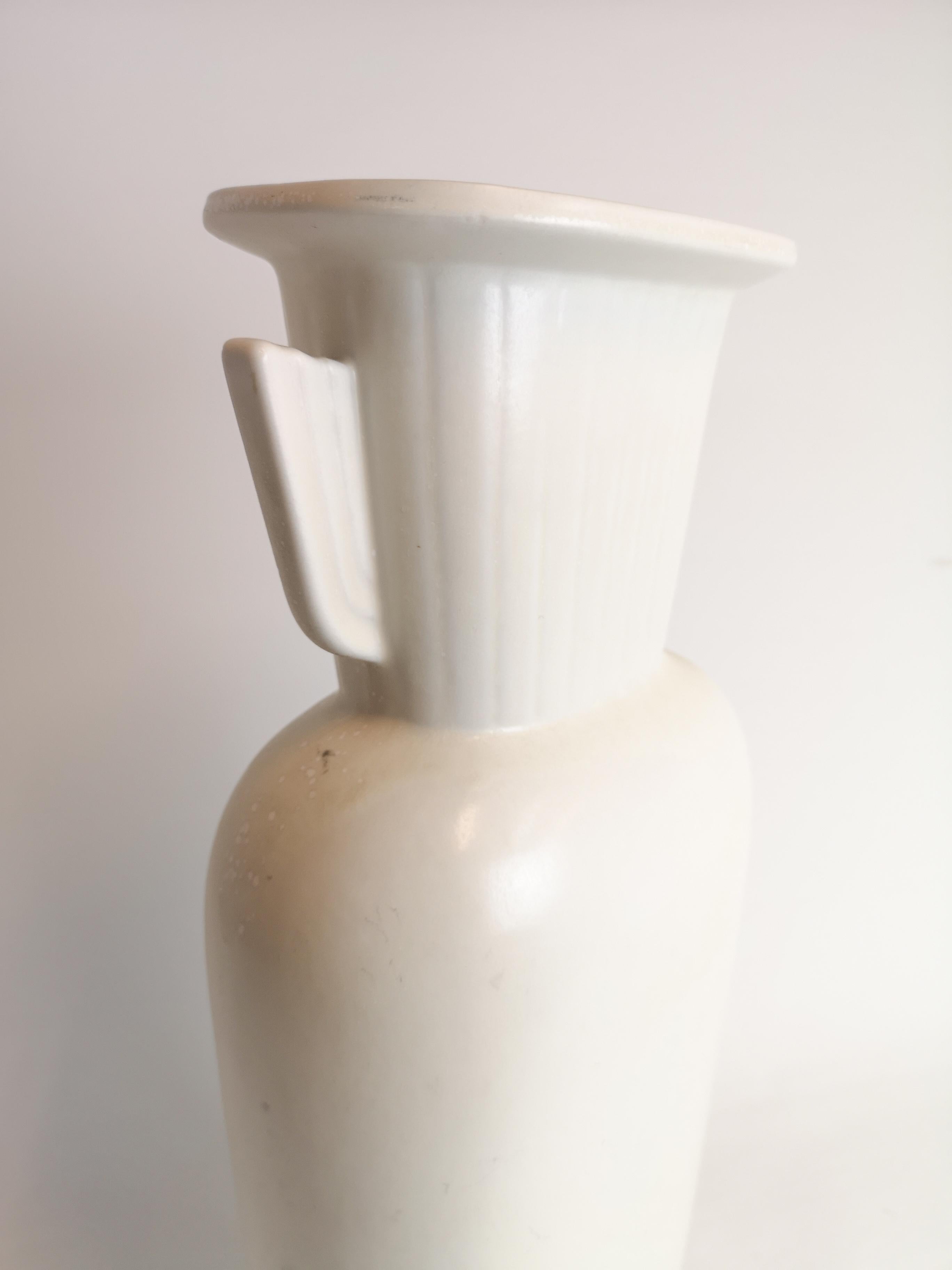 Midcentury Large Ceramic Vase Gunnar Nylund Rörstand, Sweden 4