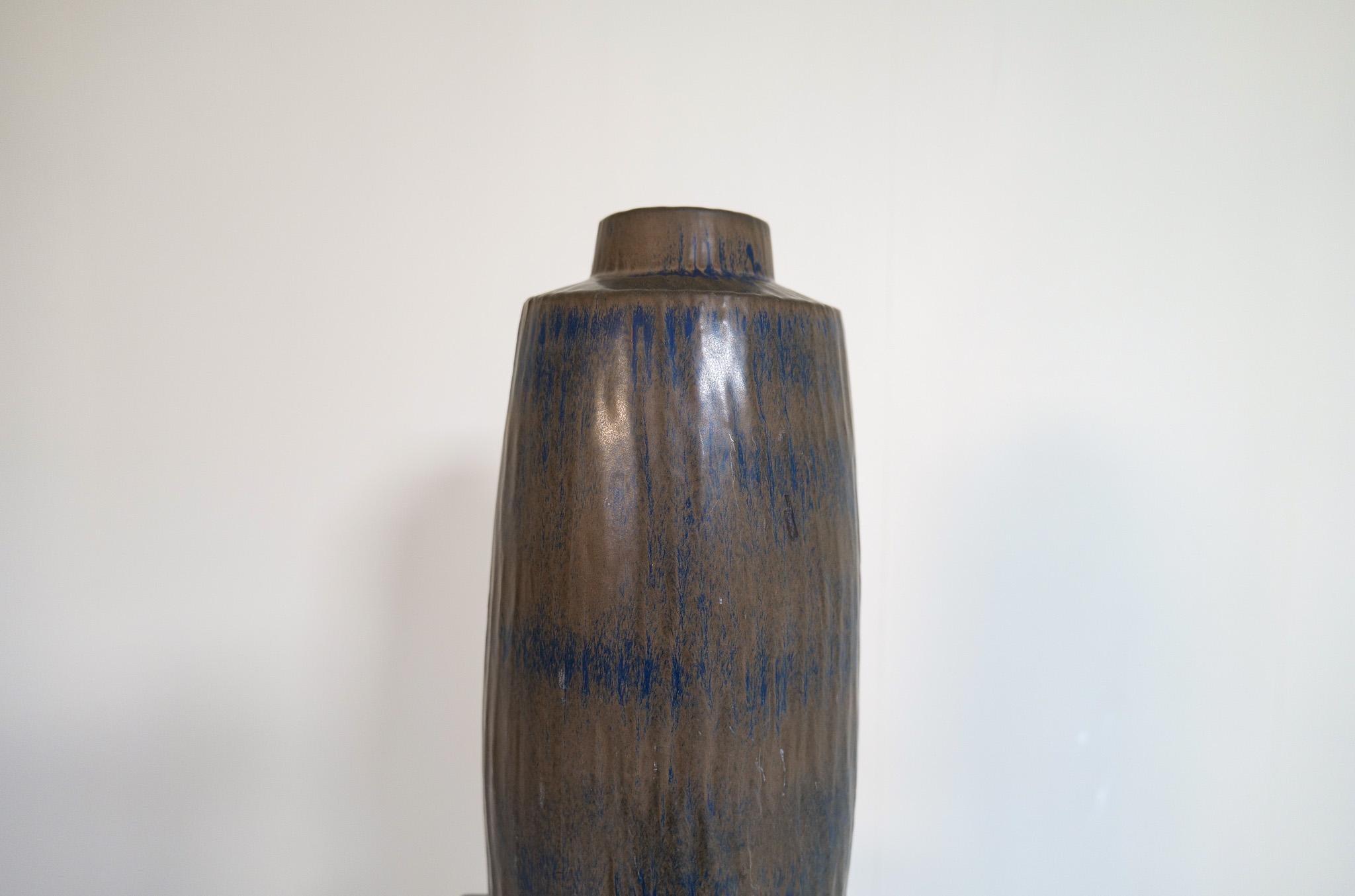 Midcentury Modern Large Ceramic Vase Rubus Gunnar Nylund Rörstrand, Sweden 1