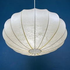 Mid-Century Large Cocoon Pendant Lamp, Italy, 1960s