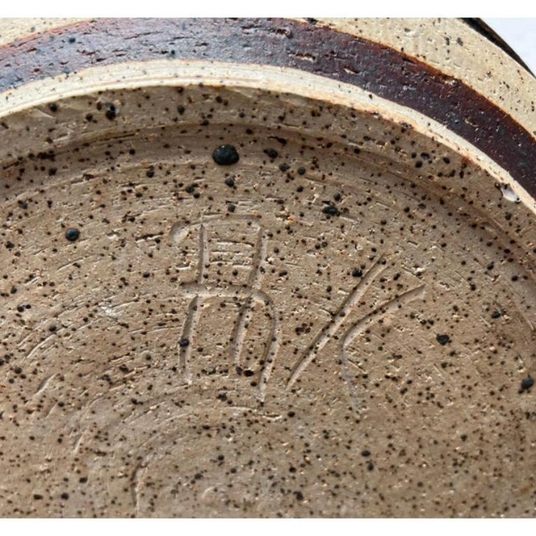 Mid-Century Large Danish Studio Pottery Bowl Attributed to Erik Askholm, 1960s For Sale 3