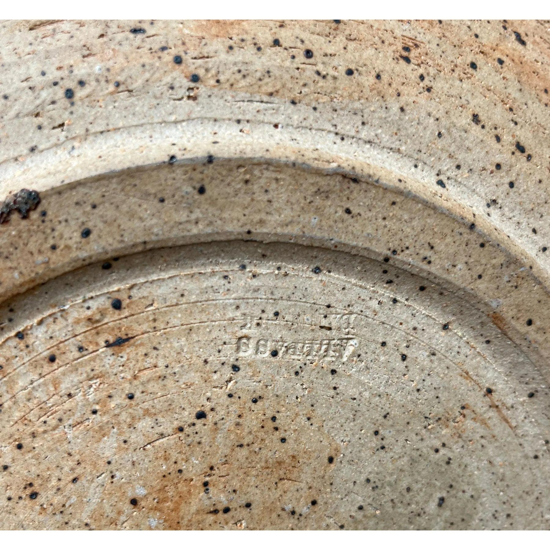 Mid-Century Large Danish Studio Pottery Bowl by Helle Allpass, Danmark, 1960s For Sale 5