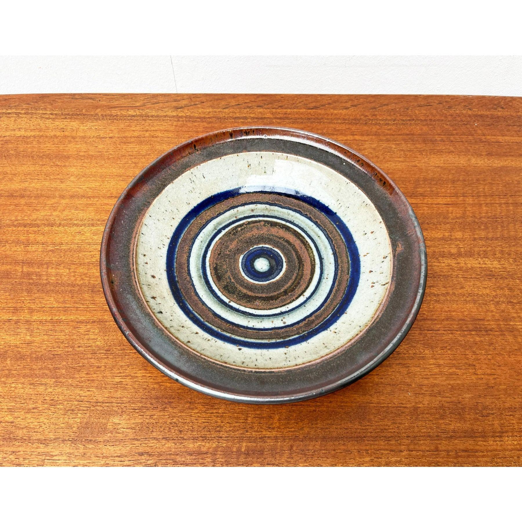 Mid-Century Modern Mid-Century Large Danish Studio Pottery Bowl by Helle Allpass, Danmark, 1960s For Sale