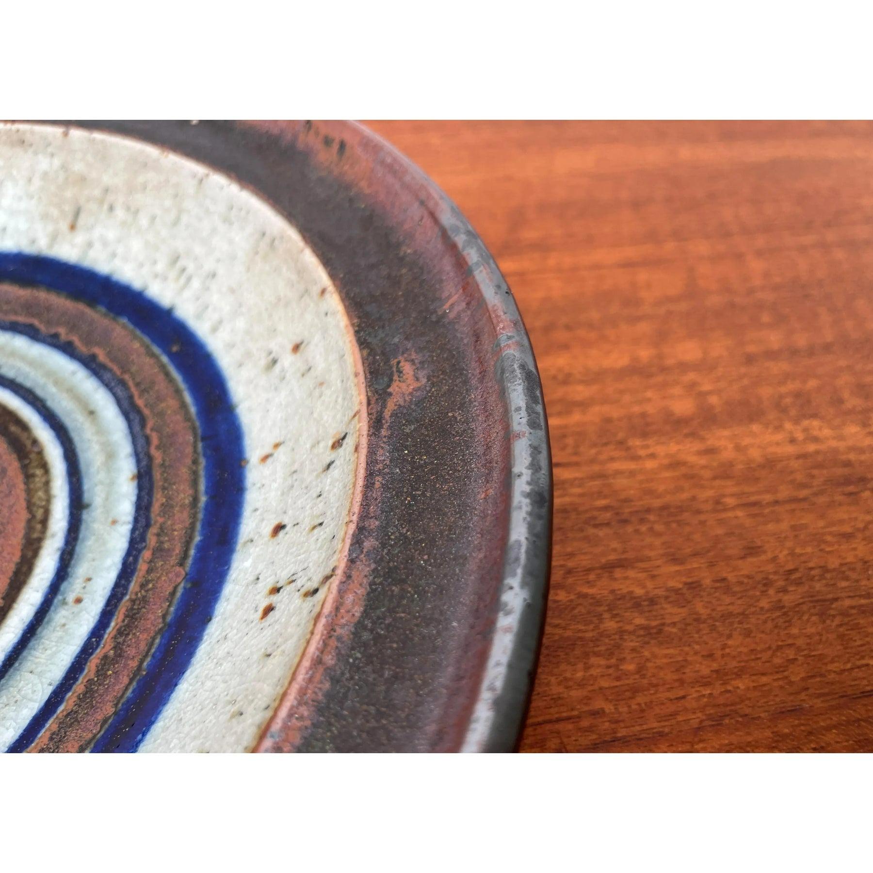 Ceramic Mid-Century Large Danish Studio Pottery Bowl by Helle Allpass, Danmark, 1960s For Sale