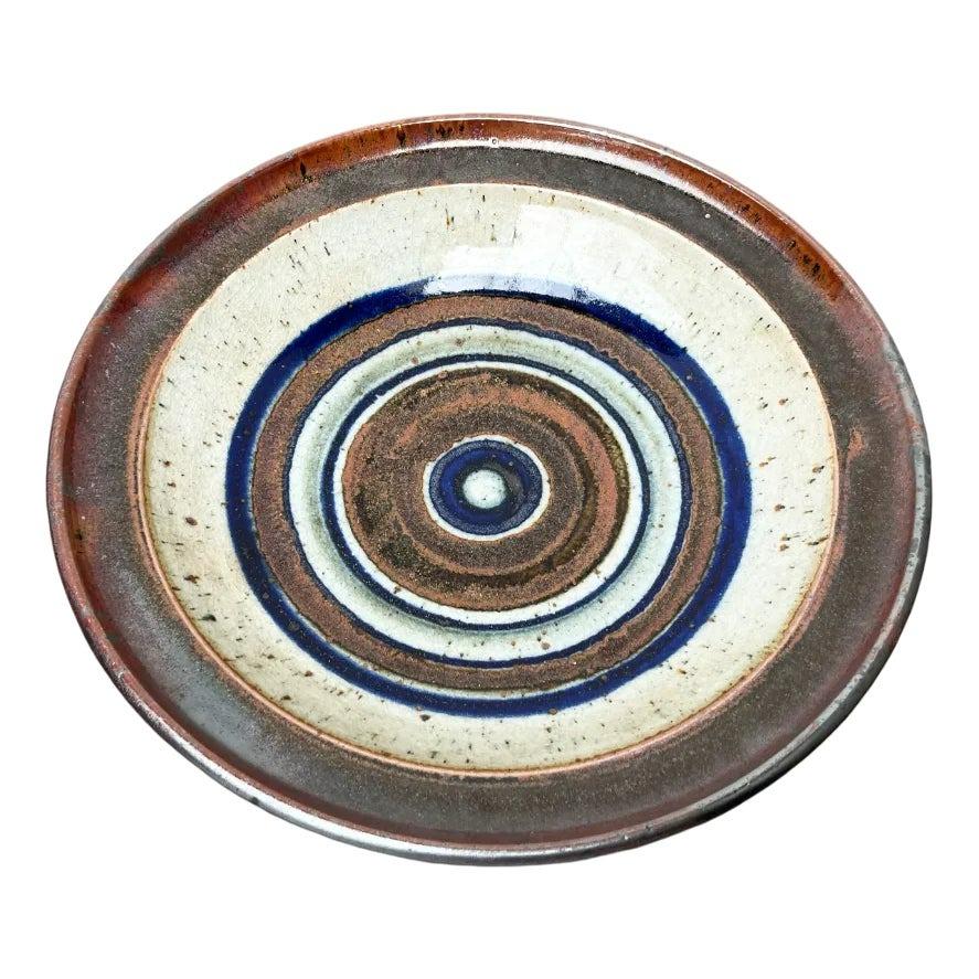 Grande ciotola danese di metà secolo in Studio Pottery di Helle Allpass, Danimarca, anni '60