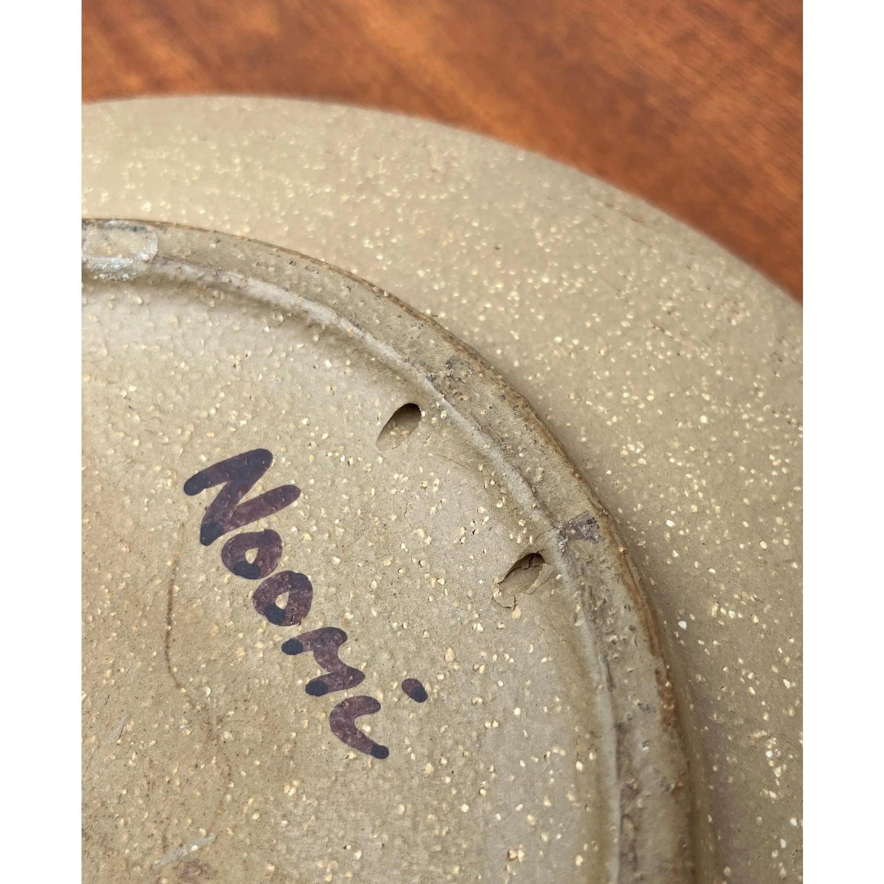 Gran cuenco o plato de pared danés de mediados de siglo de Studio Pottery para Søholm, años 60 en venta 3
