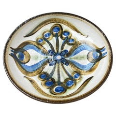 Mid-Century Large Danish Studio Pottery Bowl or Wall Plate for Søholm, 1960s