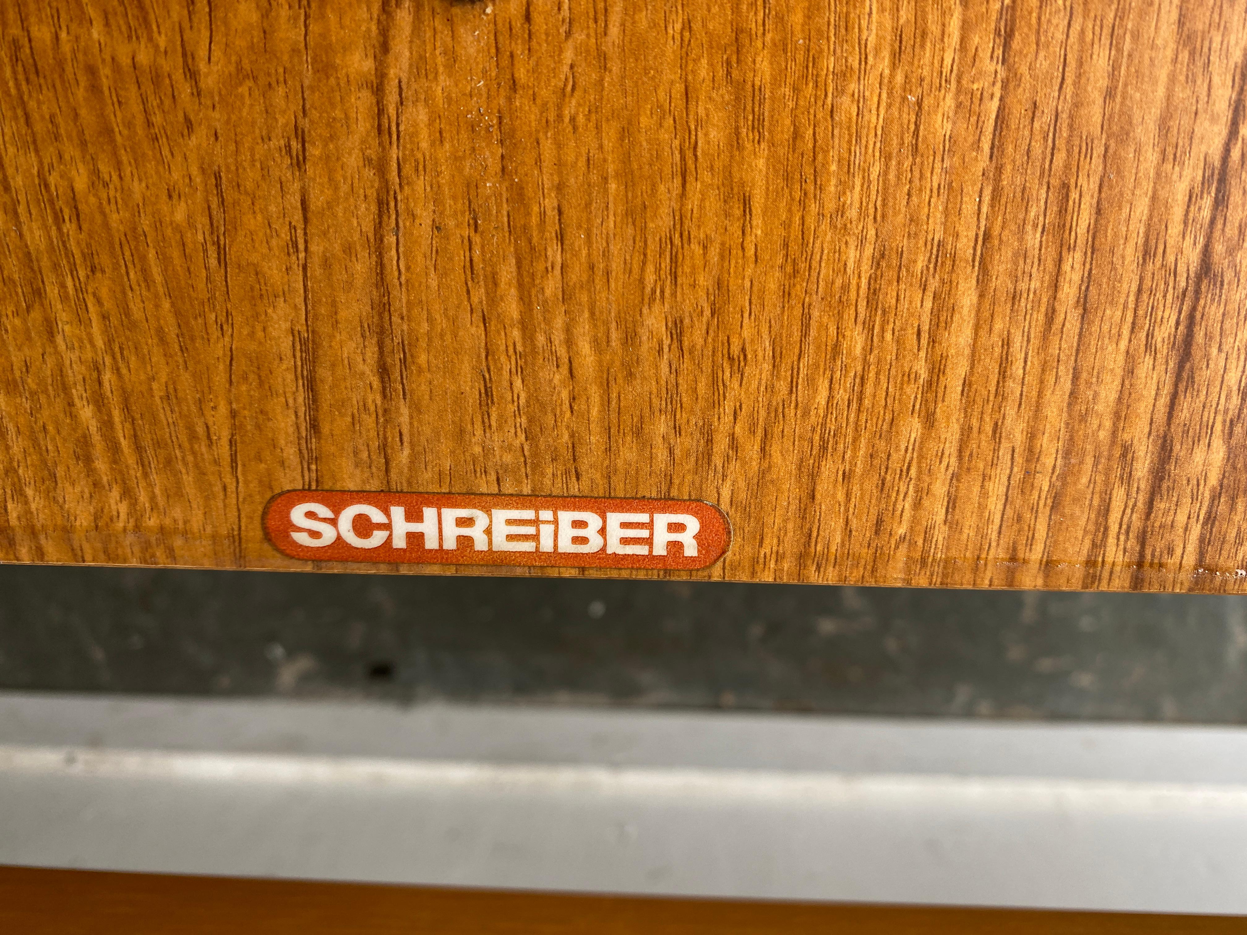 Großer Mid-Century-Esstisch von Schreiber Furniture im Angebot 3