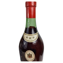 Mid Century Large Display Liquor Wine Blown Glass Bottles