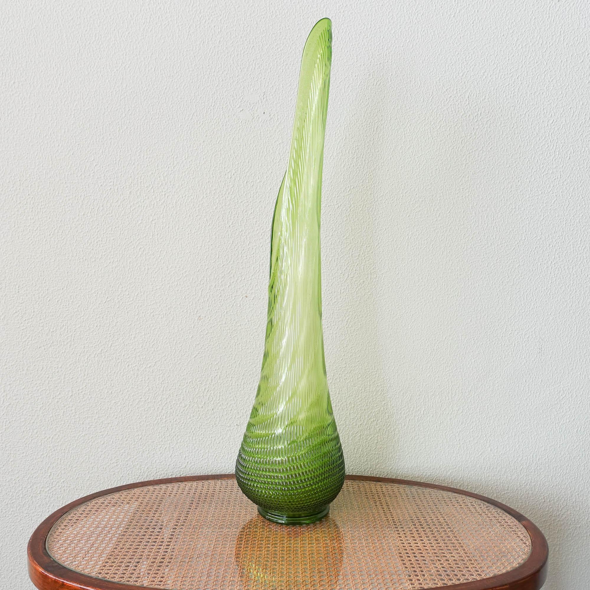 Mid-Century Modern LE SMITH Mid-century Large Floor Vase, USA 1960's For Sale