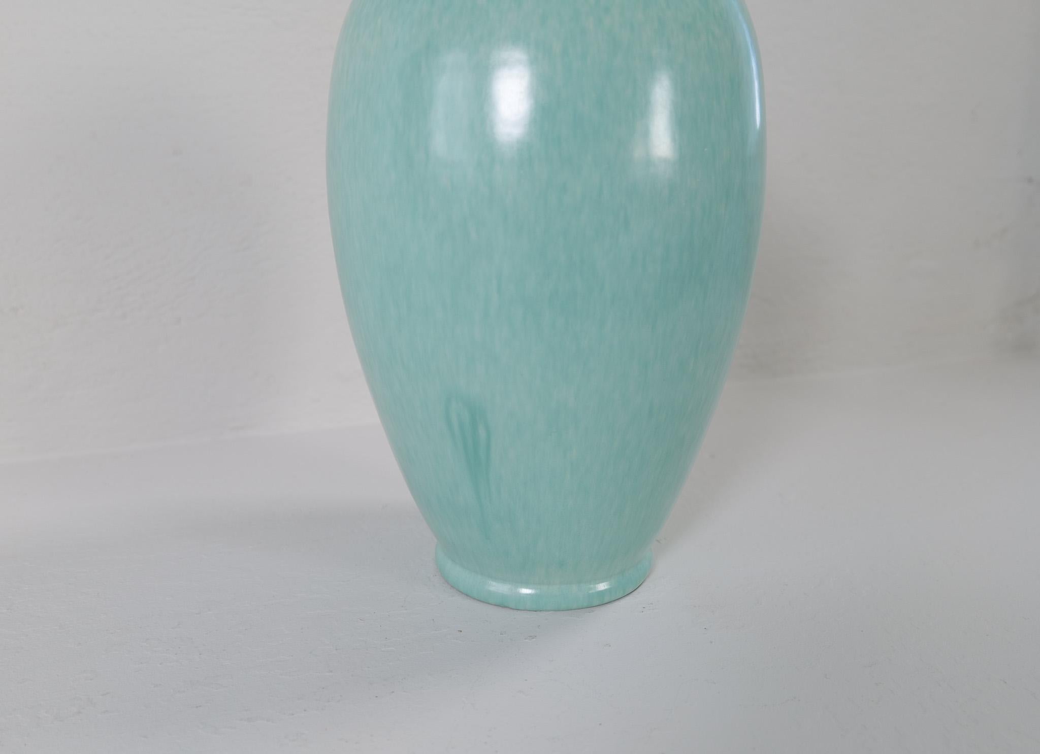 Vaso da terra grande di metà secolo disegnato da John Andersson Höganäs Svezia anni '60 4