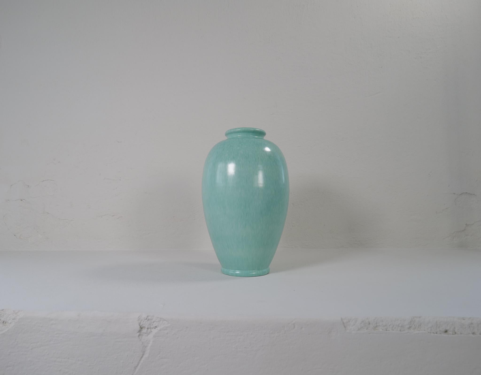 Svedese Vaso da terra grande di metà secolo disegnato da John Andersson Höganäs Svezia anni '60