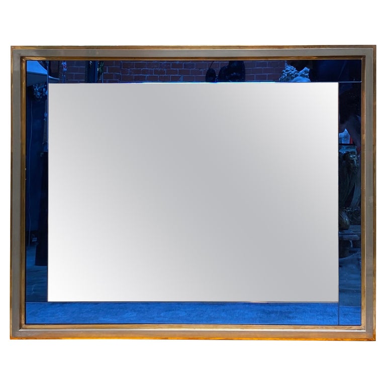 Mid Century Large Italian Wall Mirror, 1950s For Sale at 1stDibs