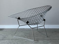 Mid-Century Large Knoll Diamond Bertoia Lounge - Single