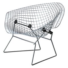 Grand salon Knoll Diamond Bertoia du milieu du siècle dernier