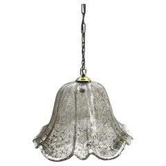 Mid-Century Large Modernist, Mazzega Murano Pendant Lamp, by Carlo Nason, 1960s