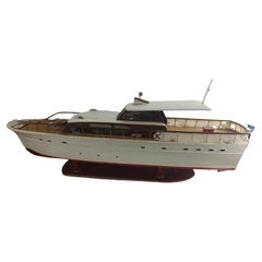 Crucero de cabina Chris Craft de mediados de siglo, grande, motorizado y hecho a mano C1955
