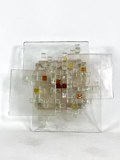 Mid-Century Large Murano Glass wall light by Albano Poli for Poliarte. Italy 197