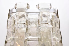 Mid-century large pair of Murano wall lights by Salviati