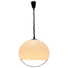 Midcentury Large Pendant Meblo Designed by Harvey Guzzini, Space Age, 1970s