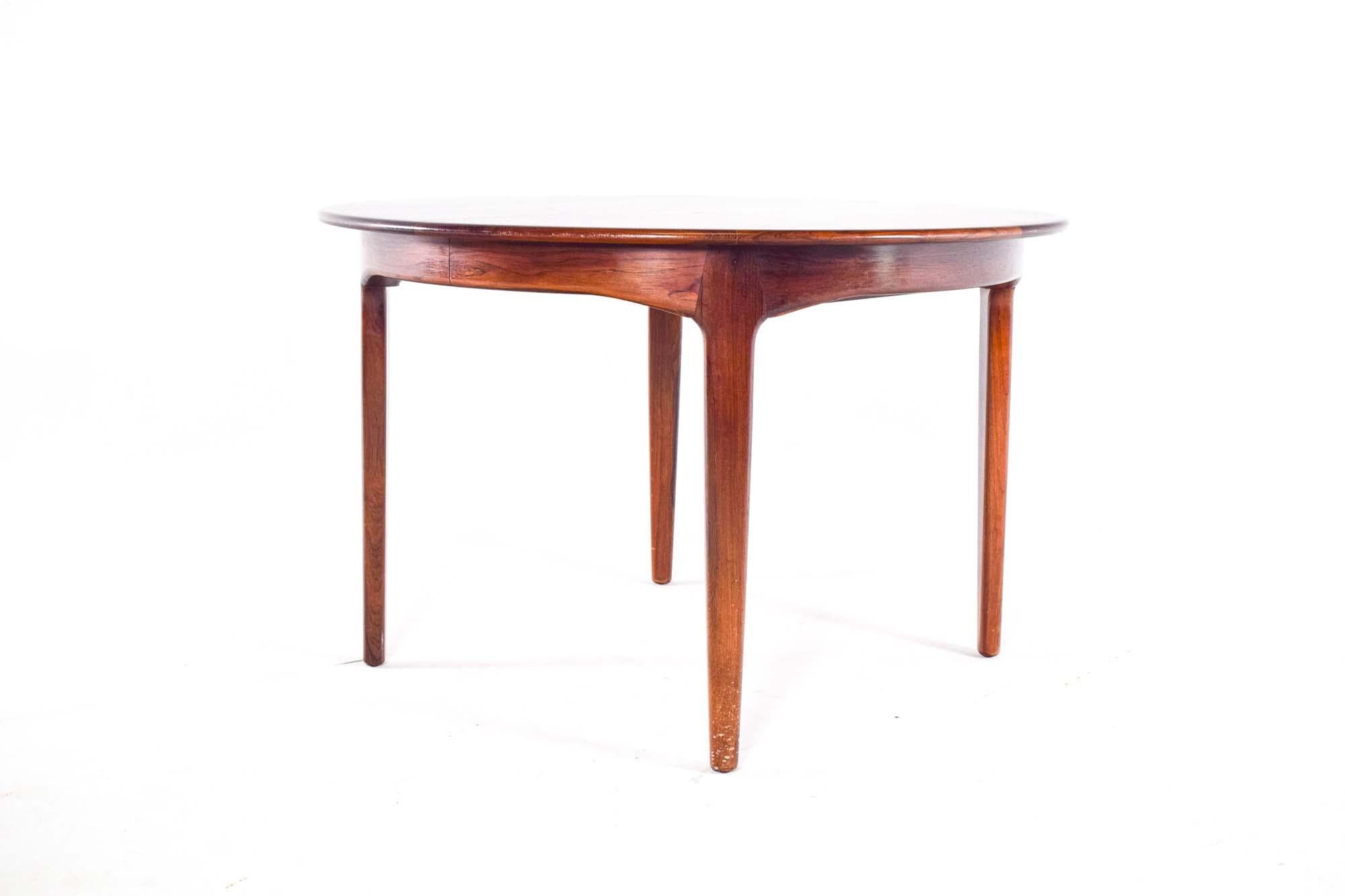 Mid-Century Modern Mid Century Large Rosewood Dining Table by Henning Kjærnulf for Soro