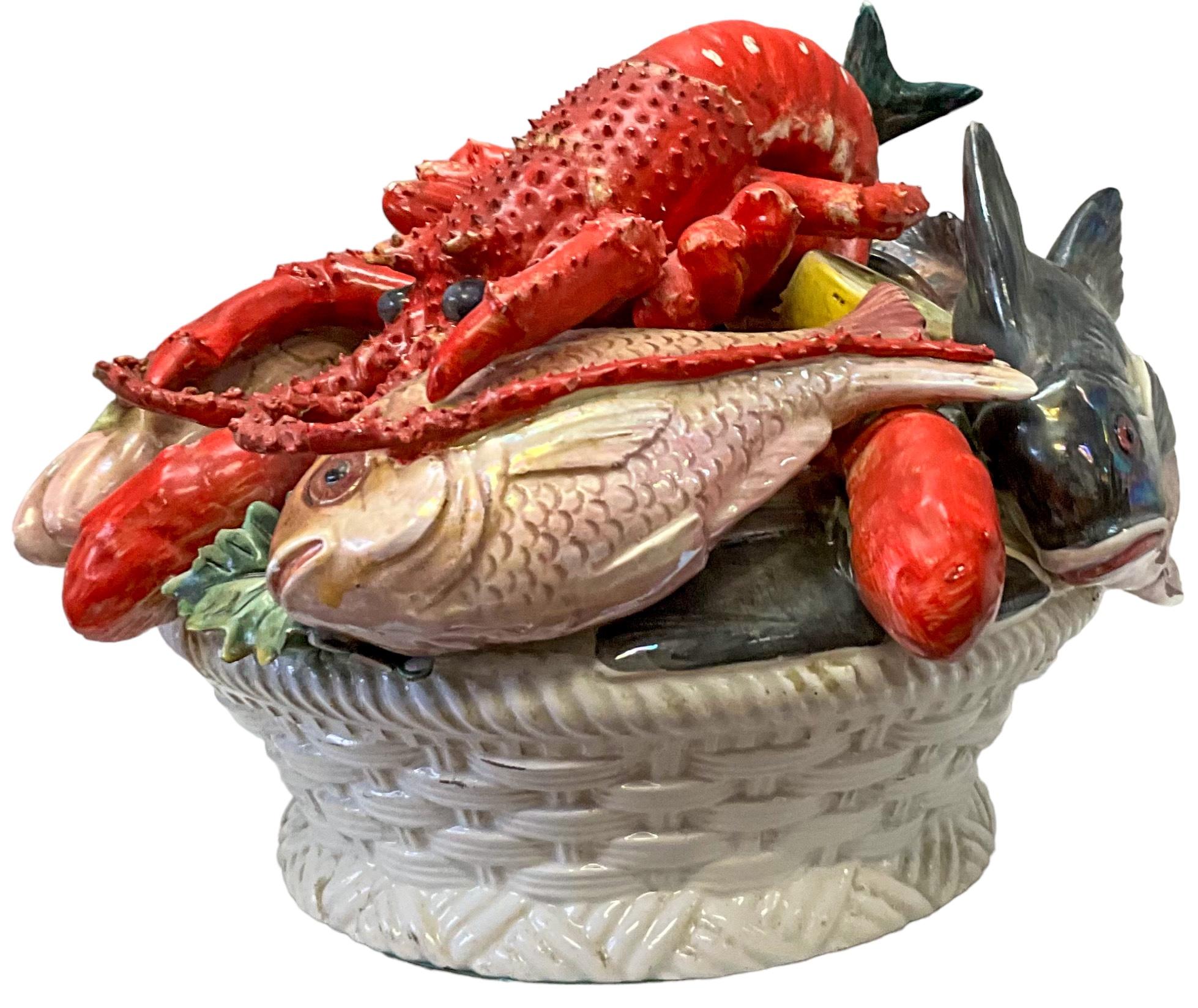 lobster figure with plate