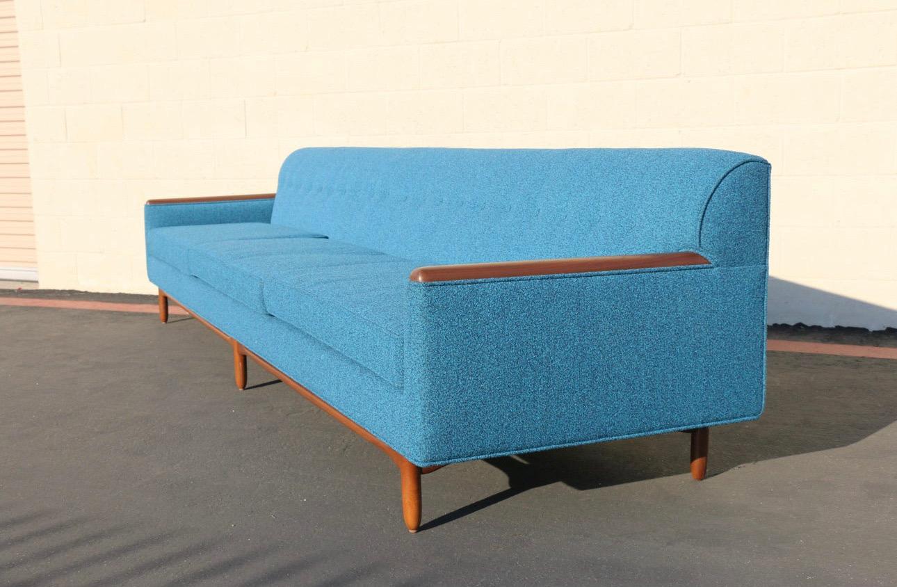 American Mid-Century Large Sofa For Sale