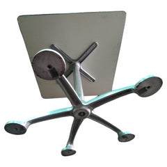 Mid-Century, Large Square Aluminum & Stainless Tables by Jorge Pensi 5 Available