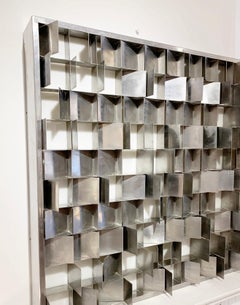 Mid-Century Large Steel Modulable Sconce Model ''Programma'' by Gianfranco Fini