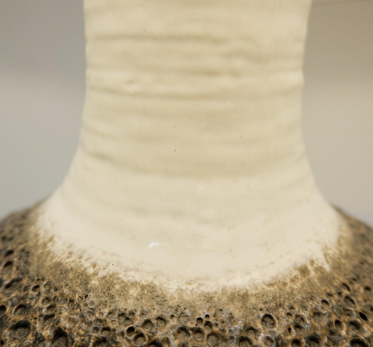 Mid-Century Large stoneware table lamp  or floor lamp - 1960s In Good Condition For Sale In Uccle, BE