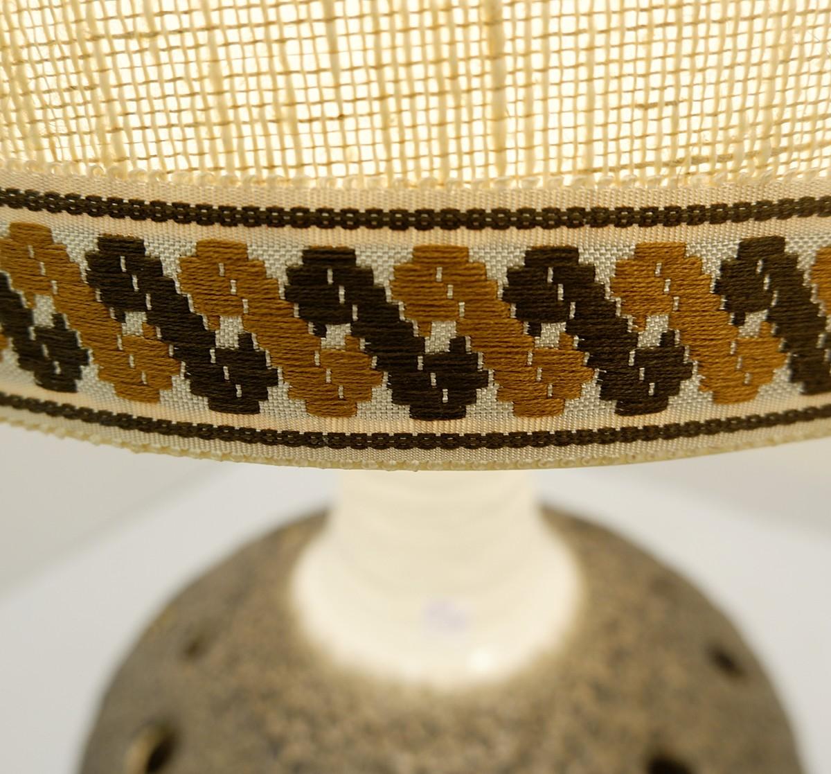 20th Century Mid-Century Large stoneware table lamp  or floor lamp - 1960s For Sale