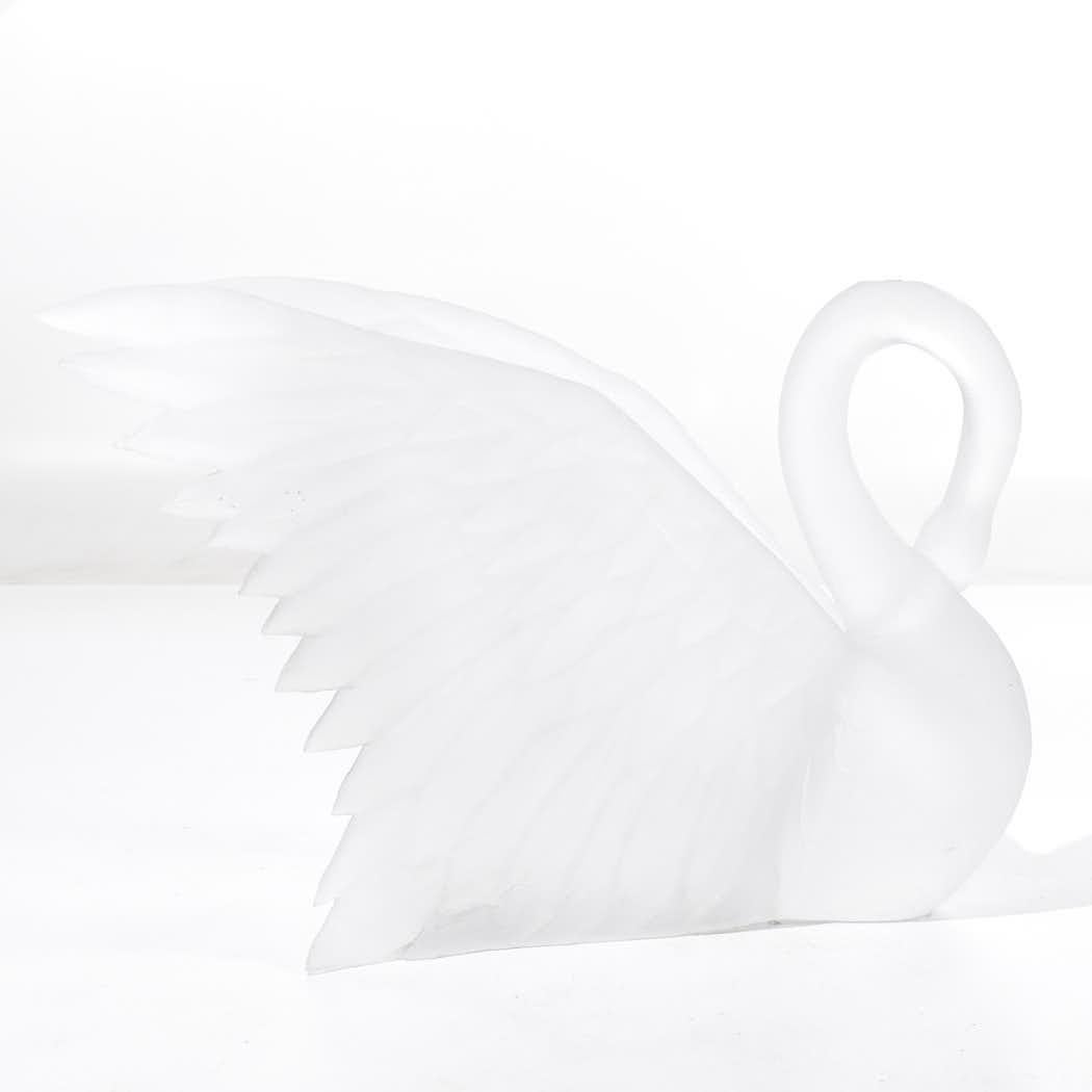 American Mid Century Large Swan Figurine For Sale