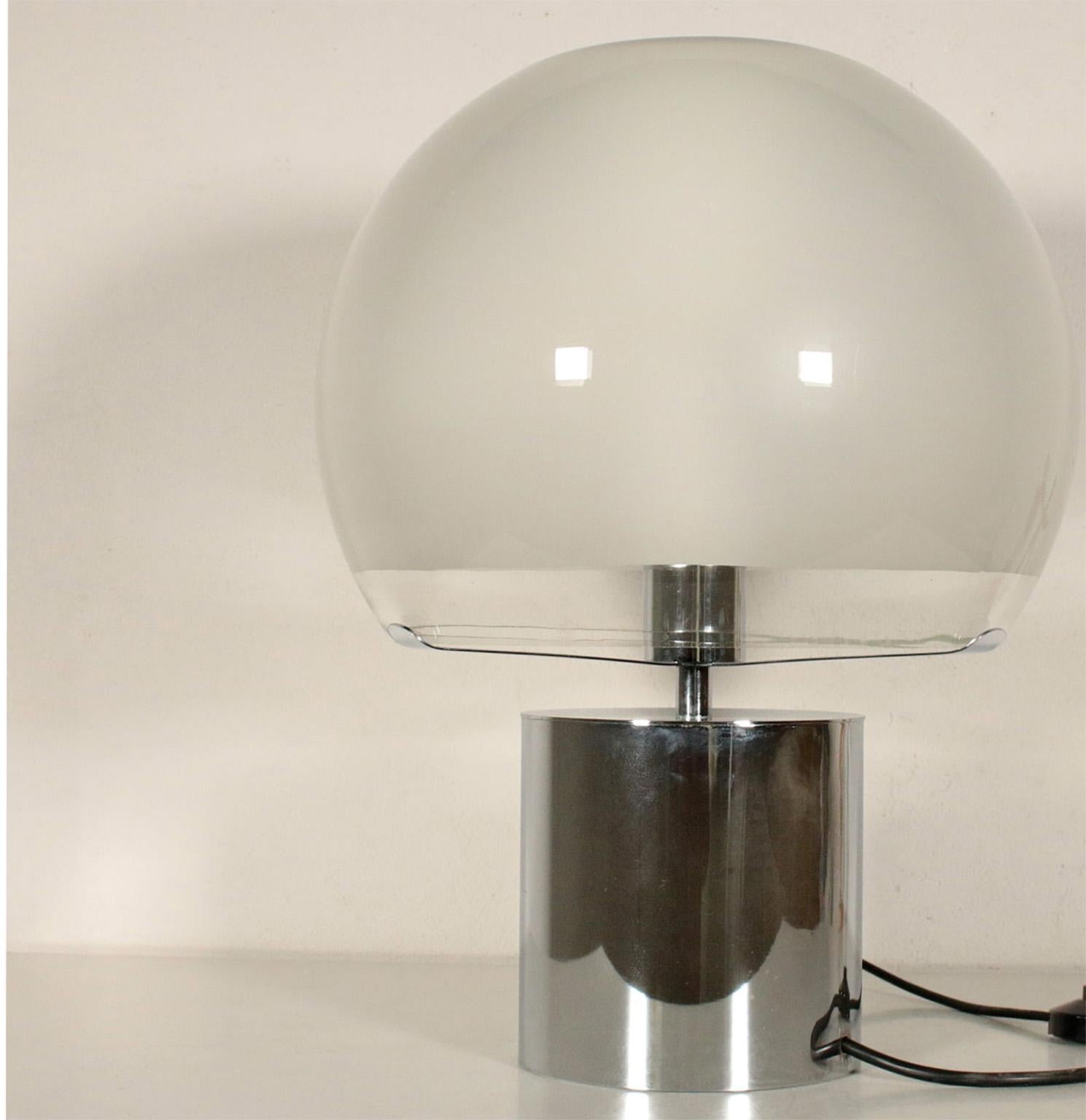 Mid-Century Modern Mid Century Large Table Lamp Designed by L. C. Dominioni Mod. Porcino, 1966