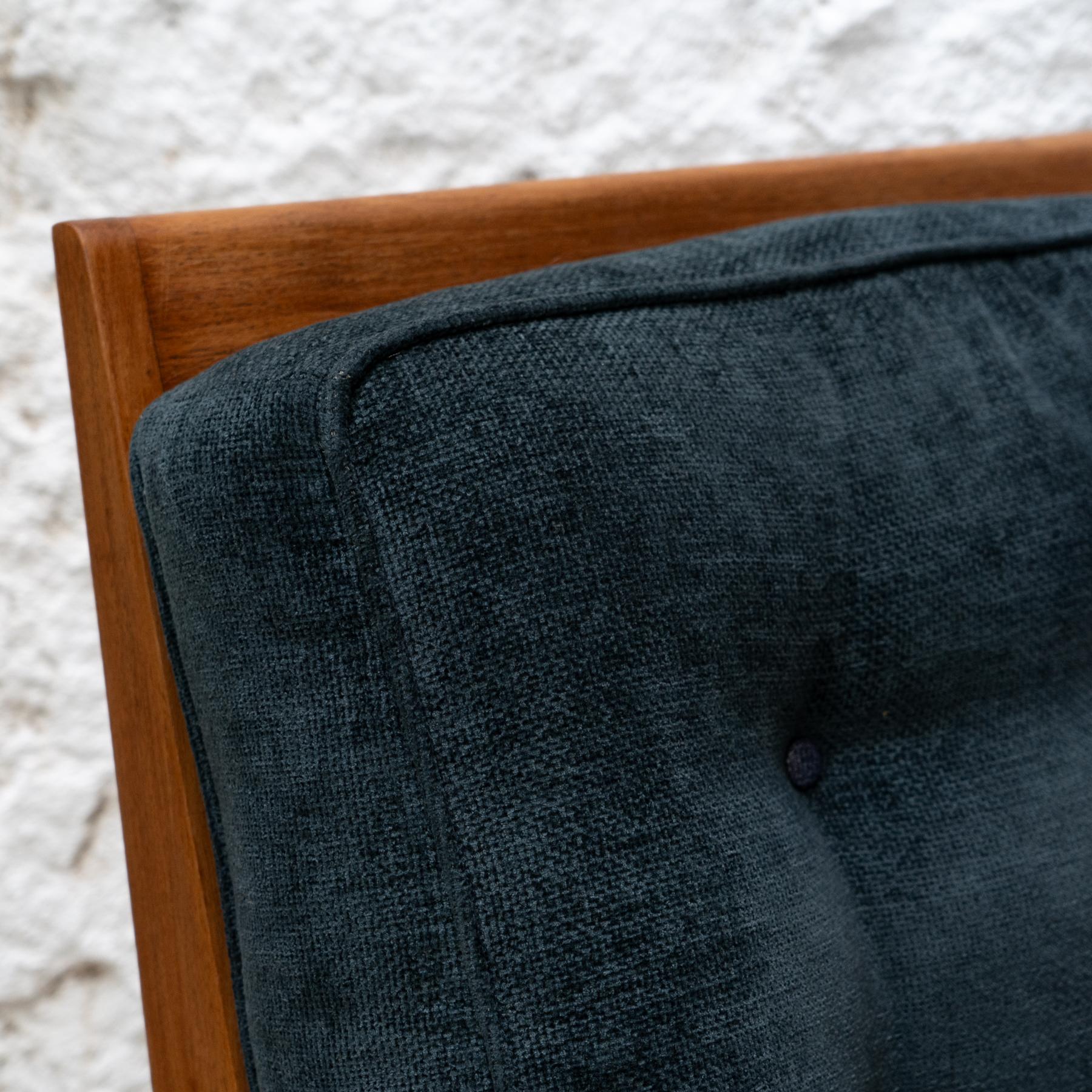 Grand fauteuil en teck du milieu du siècle, Espagne, vers 1960 en vente 5