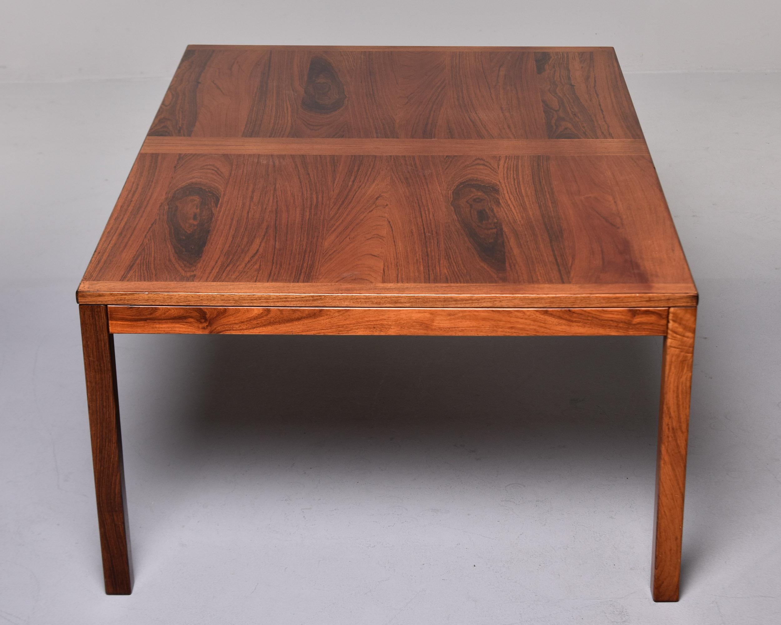 Tavolino da caffè scandinavo di metà secolo Vejle Stole in legno di palissandro in vendita 2