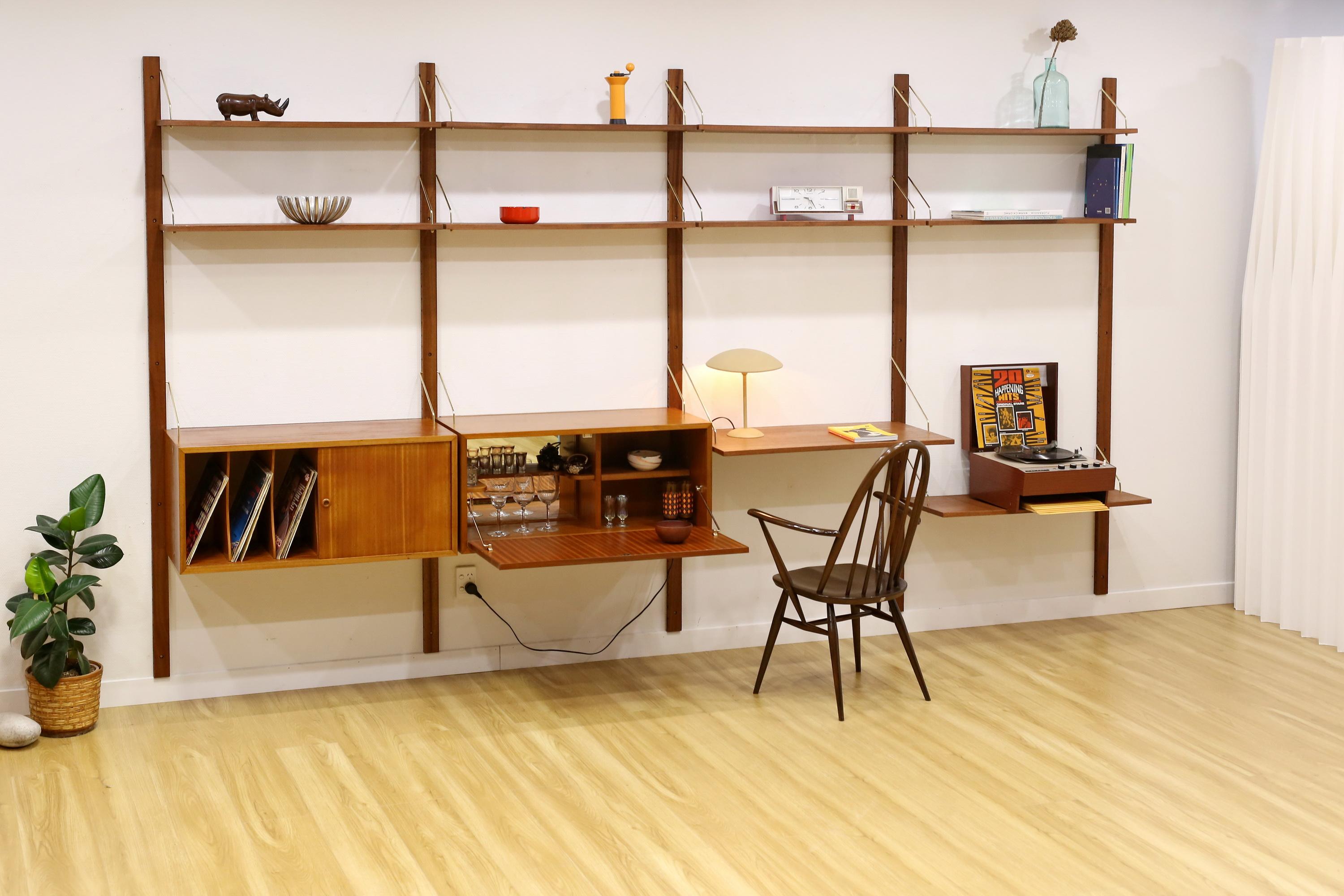 Mid-Century Modern Mid Century Large Wall Units. For Sale