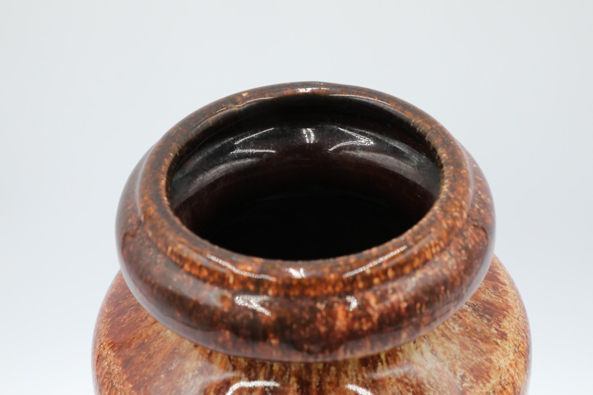 20ième siècle Vase en céramique de l'Allemagne de l'Ouest du milieu du siècle dernier en vente