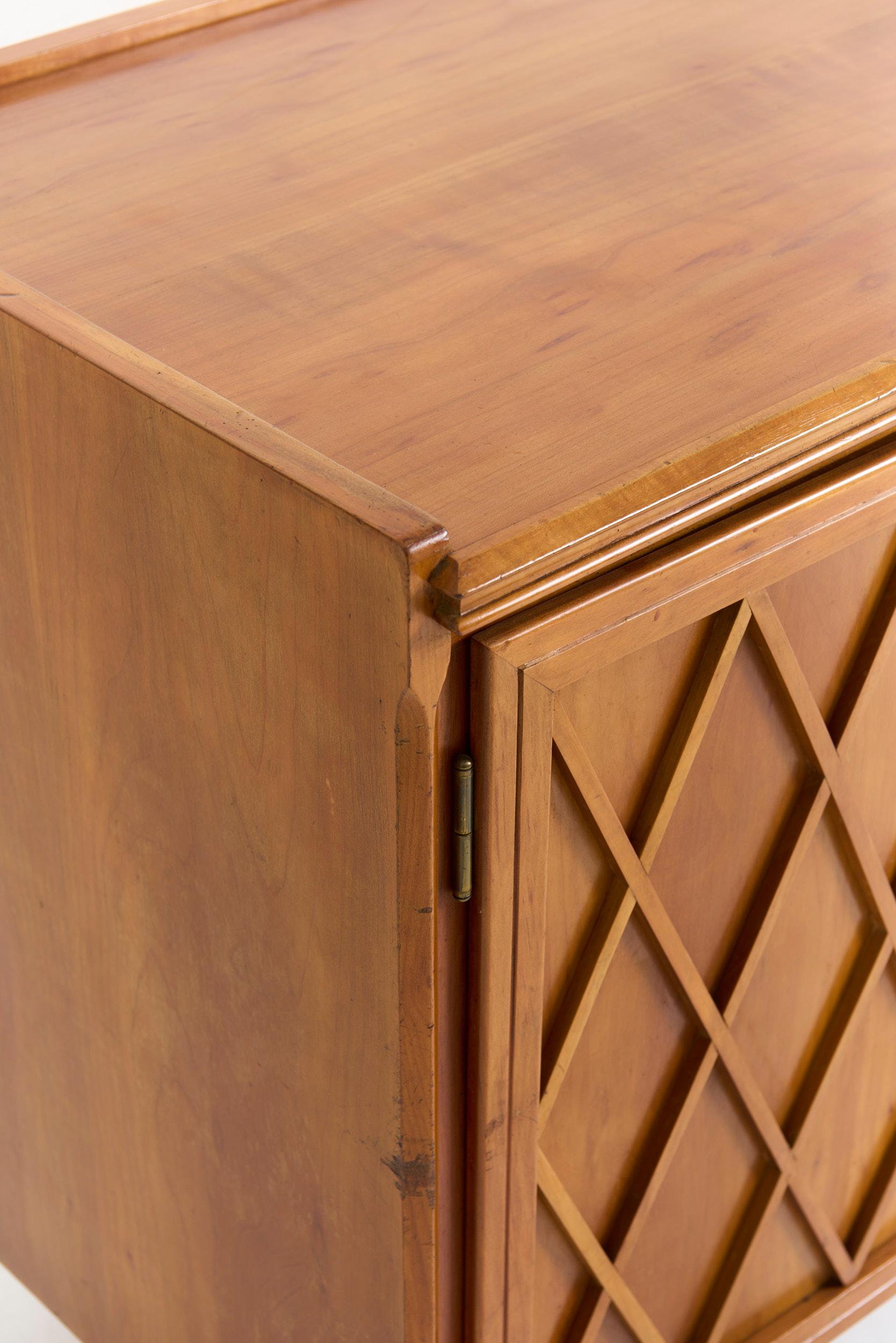 Mid-Century Lattice Sideboard For Sale 2