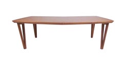 Mid-Century Laurits M Larsen Designed Teak Coffee Table w/ Hairpin Legs