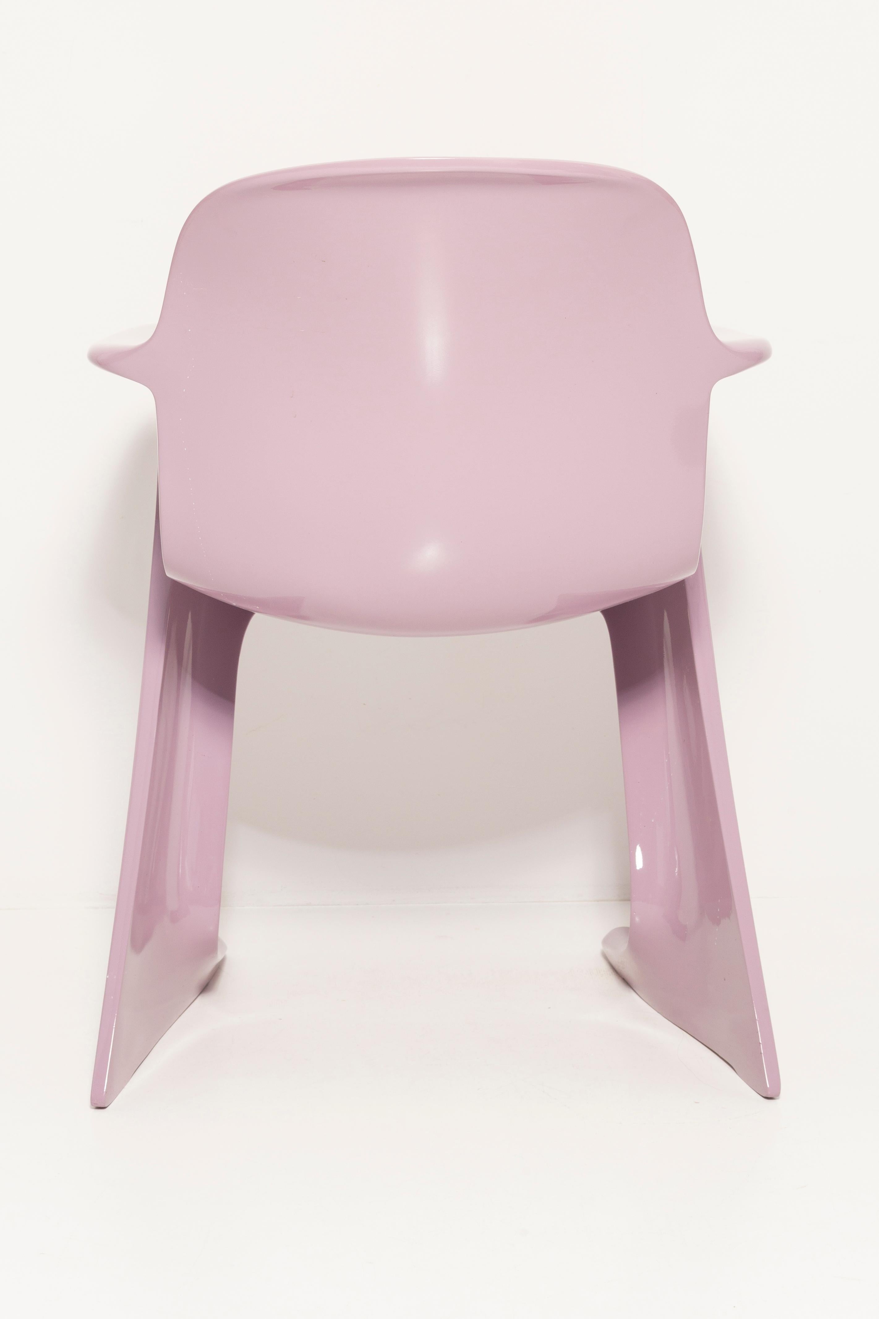 Mid Century Lavender Kangaroo Chair Designed by Ernst Moeckl, Germany, 1968 For Sale 3