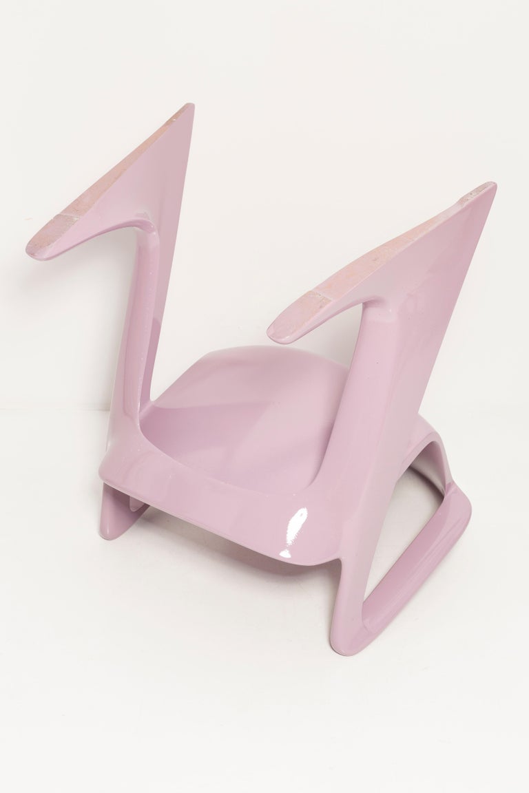 Mid Century Lavender Kangaroo Chair Designed by Ernst Moeckl, Germany ...