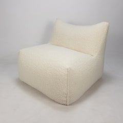Mid Century "Le Bambole" Lounge Chair by Mario Bellini for B&B Italia, 1970's