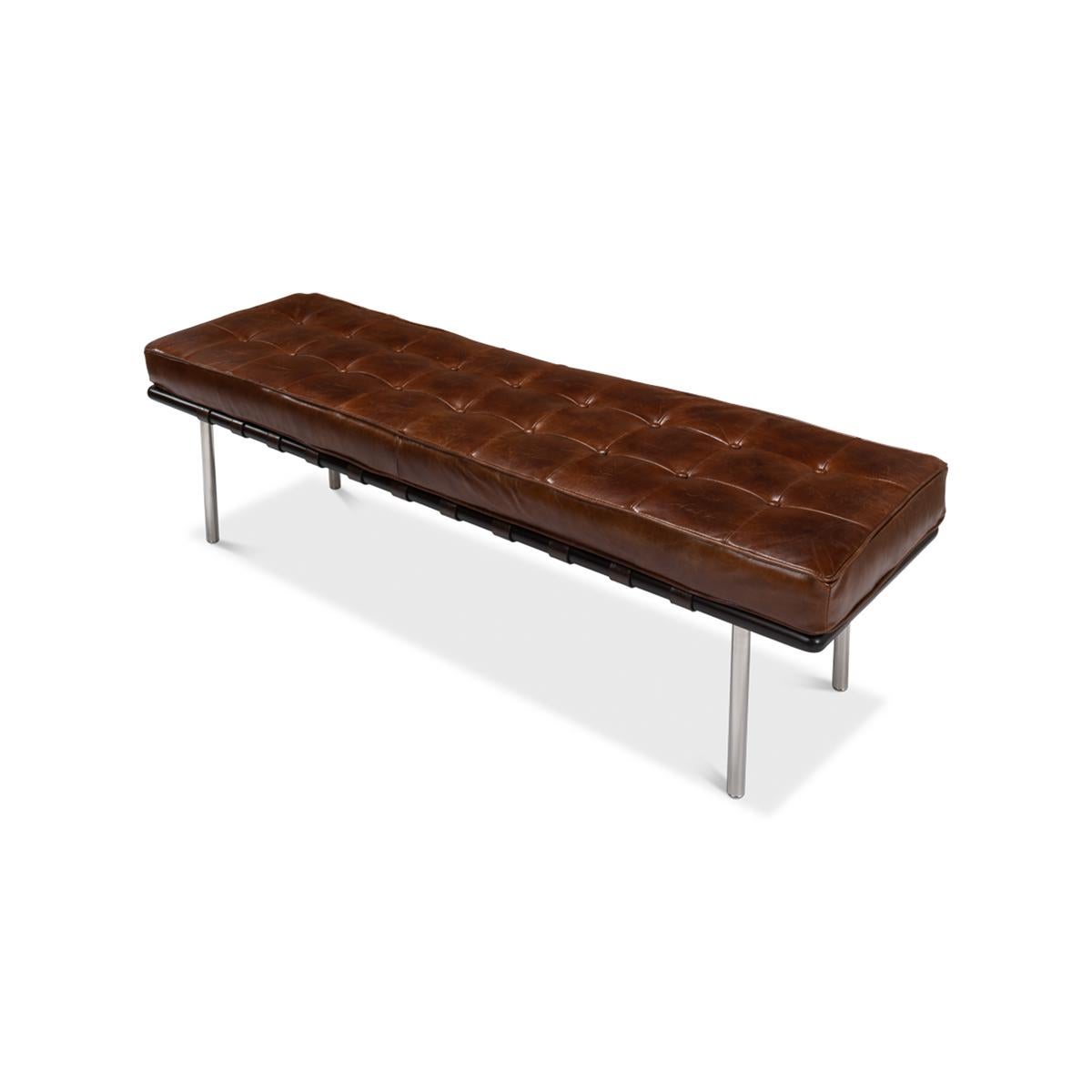 leather bench seat