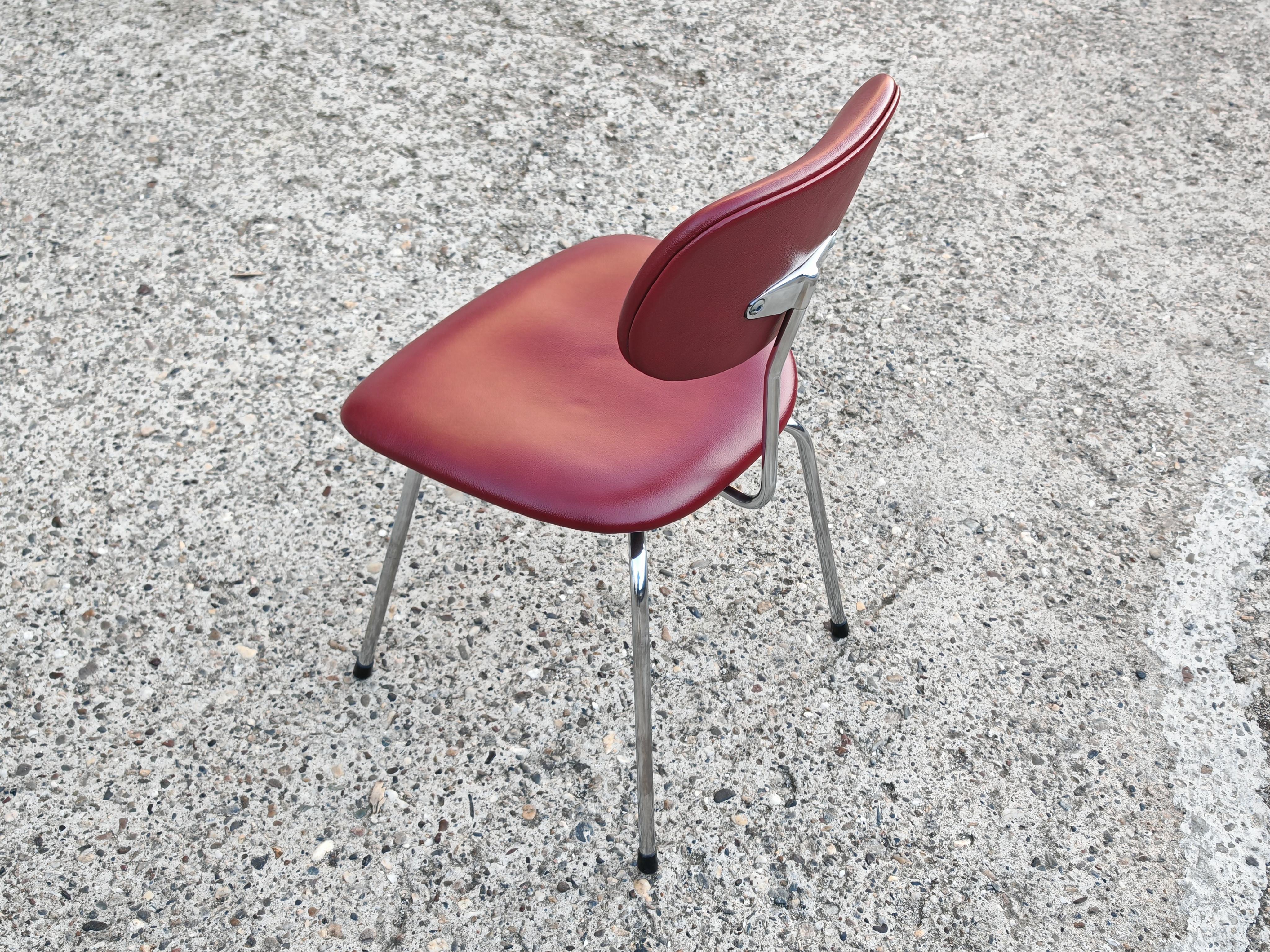 Chaise en cuir du milieu du siècle par Egon Eiermann pour Wilde + Spieth, Allemagne, années 1960 en vente 5