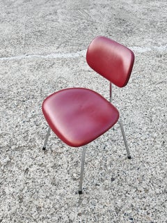 Silla de cuero de mediados de siglo de Egon Eiermann para Wilde + Spieth, Alemania Década de 1960