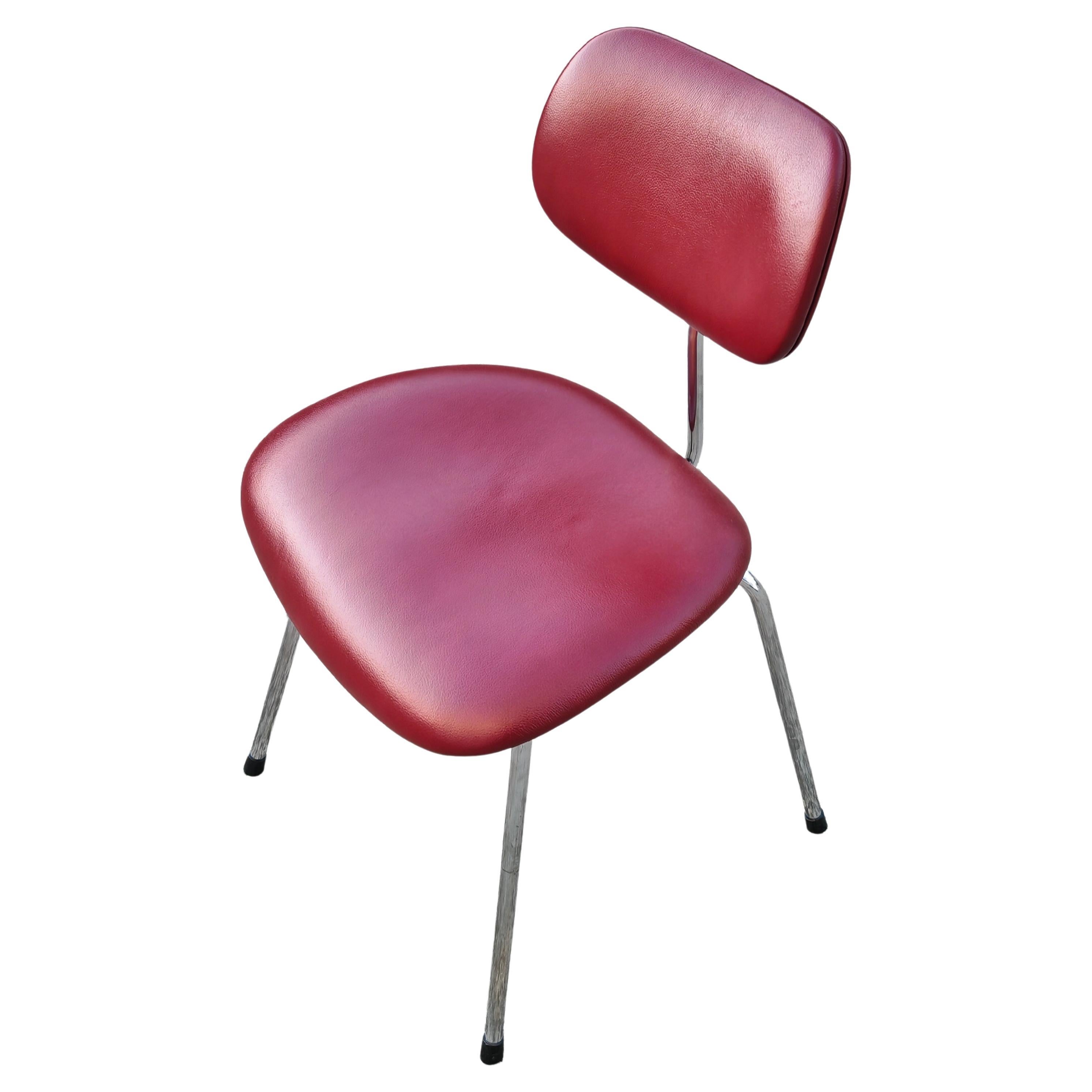 Chaise en cuir du milieu du siècle par Egon Eiermann pour Wilde + Spieth, Allemagne, années 1960 en vente