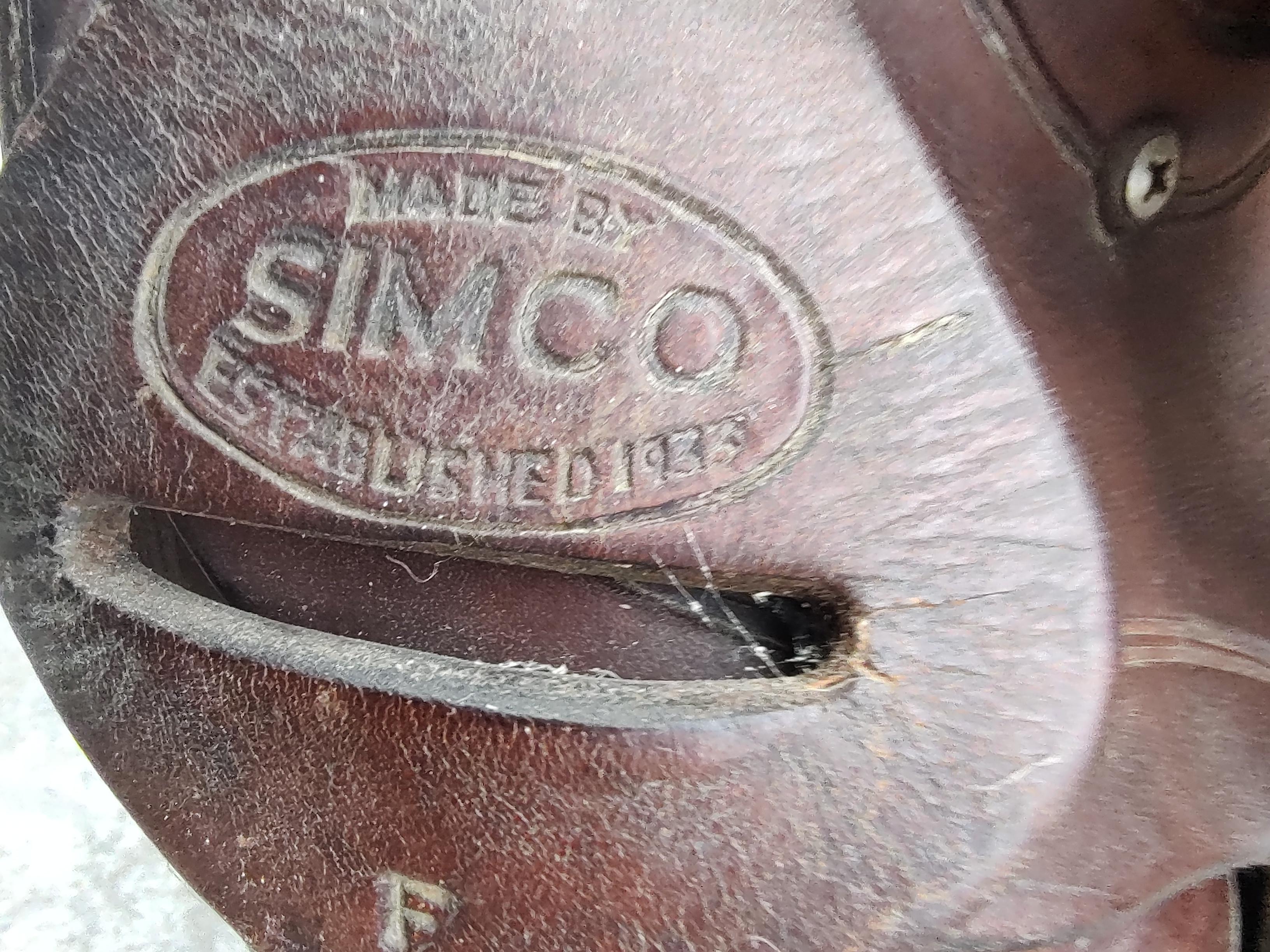 Mid Century Leather Cowboy Saddle by Simco In Good Condition For Sale In Port Jervis, NY